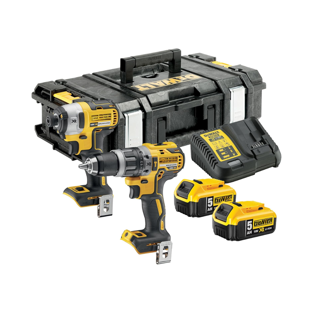 Combo de Dos Taladros Atornilladores 18V sin Escobillas